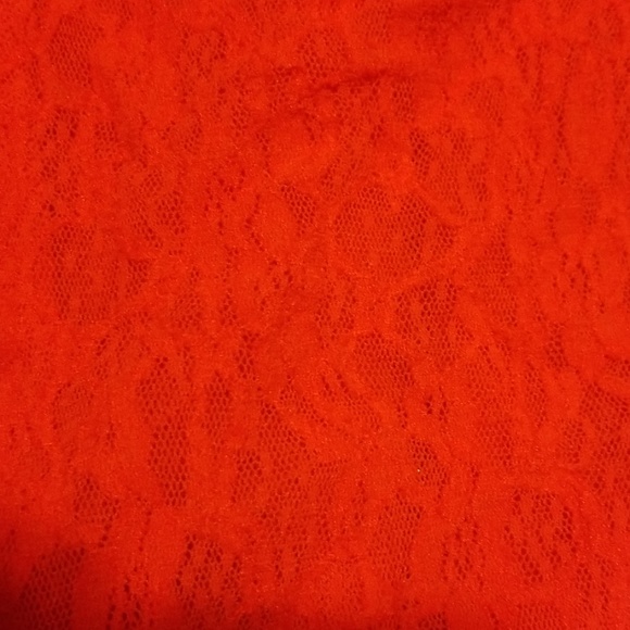 Victoria's Secret Mini Lacy Coral Dress - Picture 8 of 8
